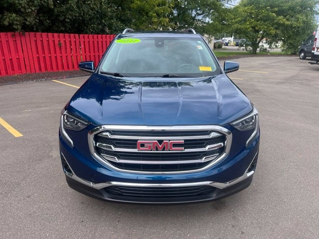 Certified 2021 GMC Terrain SLT with VIN 3GKALVEV9ML300565 for sale in Bloomfield Township, MI
