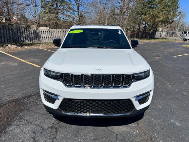 Certified 2025 Jeep Grand Cherokee 4xe with VIN 1C4RJYB62S8665975 for sale in Bloomfield Township, MI