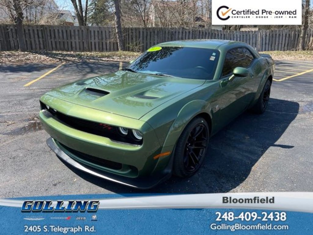 Certified 2022 Dodge Challenger R/T Scat Pack Widebody Coupe
