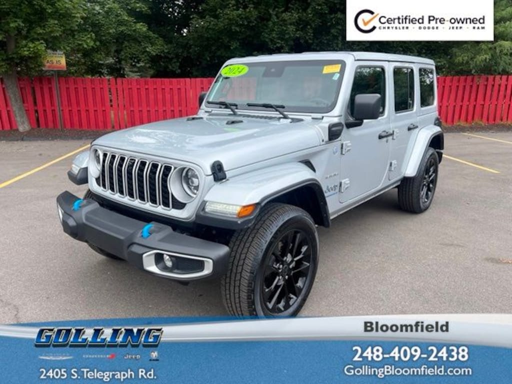 Certified 2024 Jeep Wrangler Sahara 4xe SUV