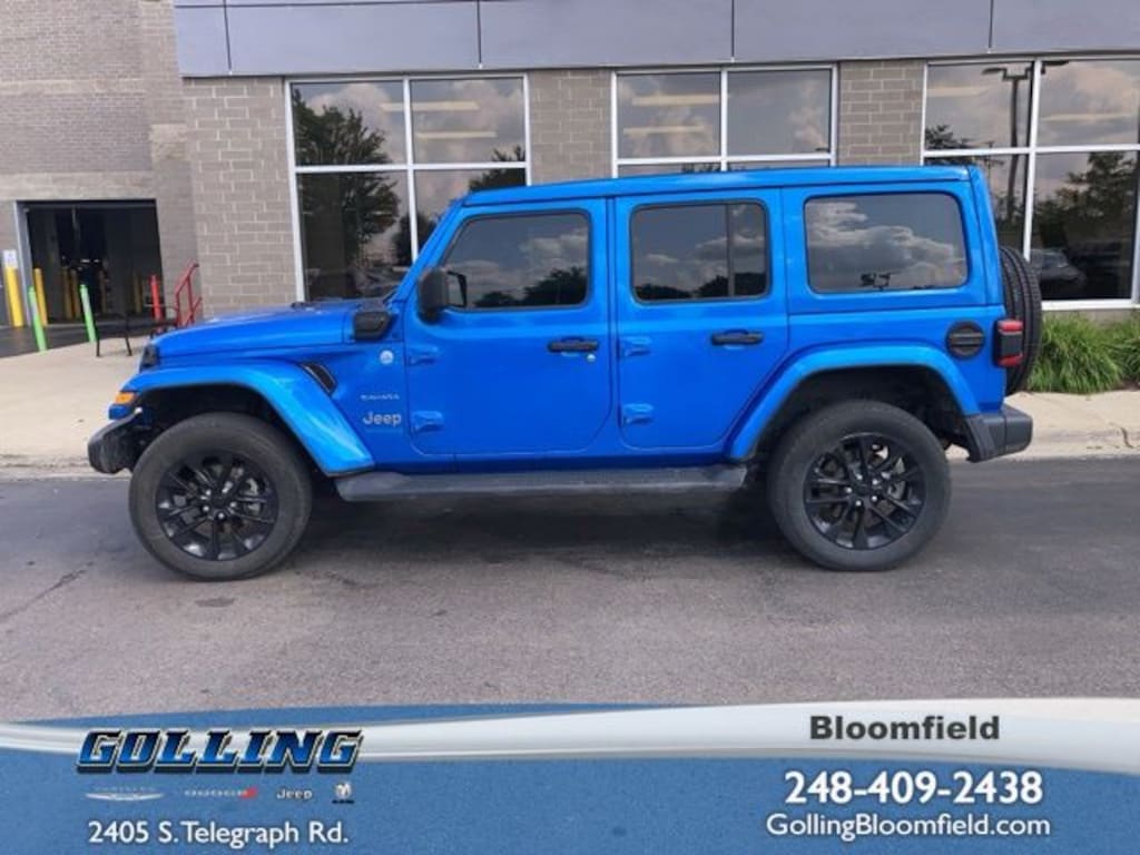 Used 2021 Jeep Wrangler Unlimited Sahara 4xe SUV