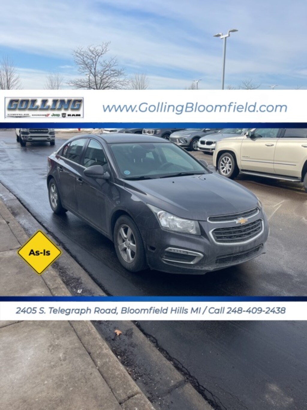 Used 2016 Chevrolet Cruze Limited 1LT Sedan