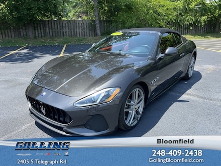 2018 Maserati Granturismo Sport Convertible