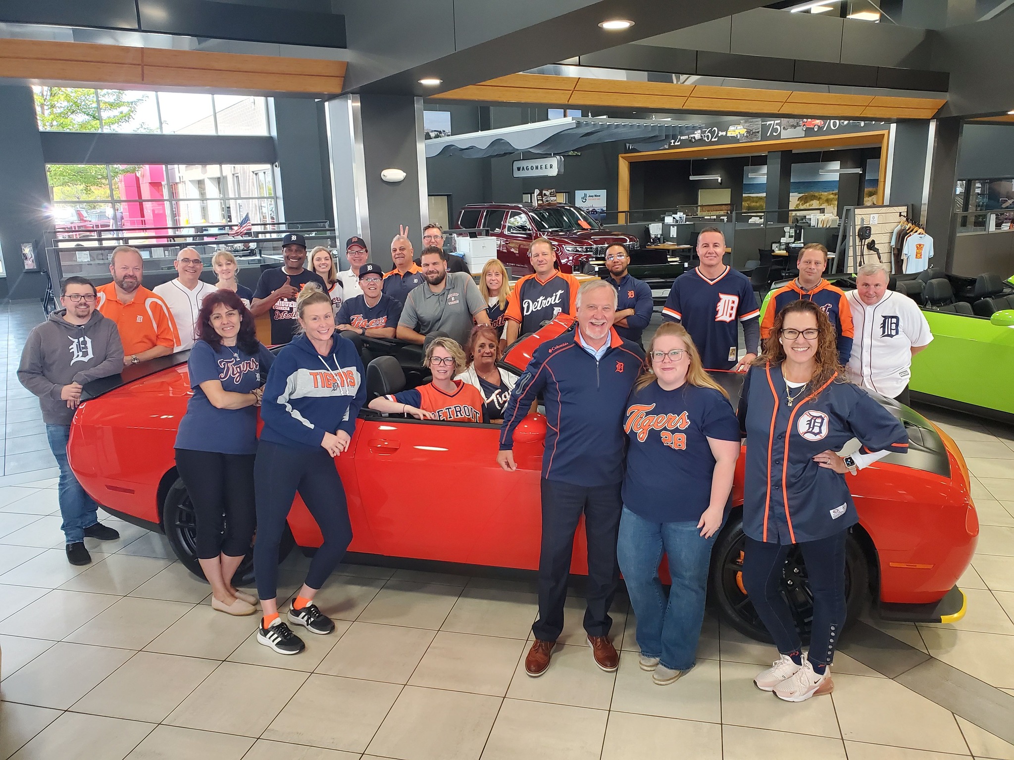 Golling CDJR Bloomfield Township team