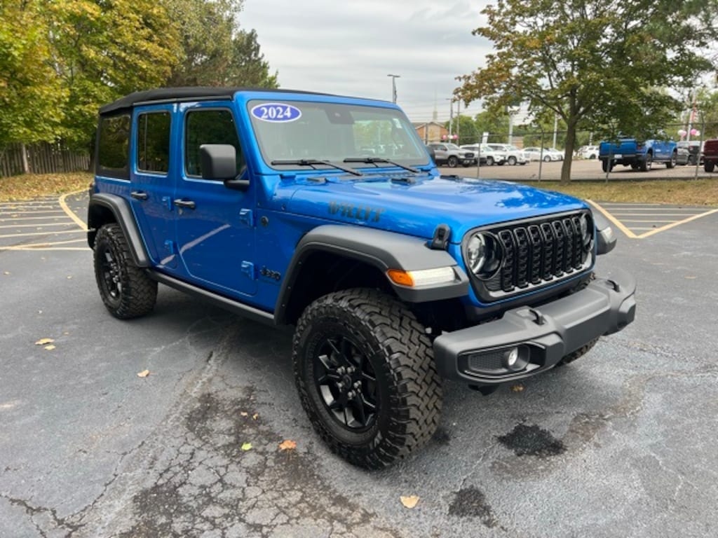 Certified 2024 Jeep Wrangler Willys SUV