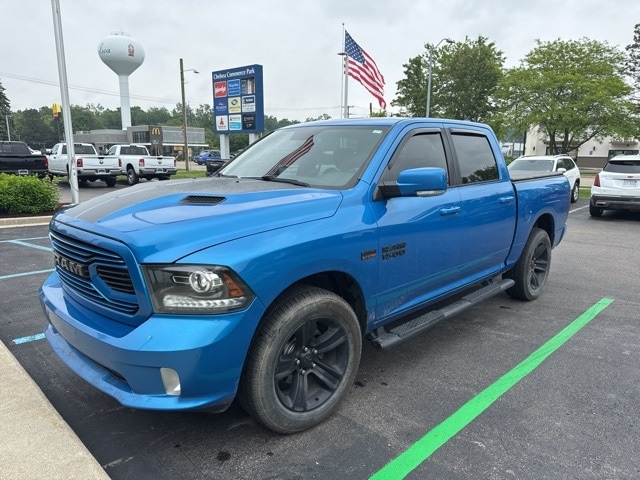 Used 2018 RAM Ram 1500 Pickup Sport with VIN 1C6RR7MT1JS227706 for sale in Chelsea, MI
