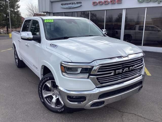 Certified 2022 RAM Ram 1500 Pickup Laramie with VIN 1C6SRFJT1NN238452 for sale in Chelsea, MI