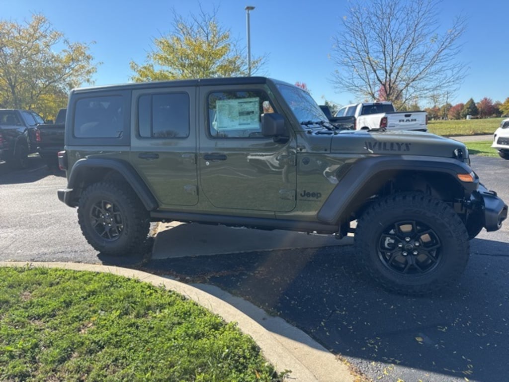New 2026 Jeep Wrangler 4-DOOR WILLYS Sport Utility