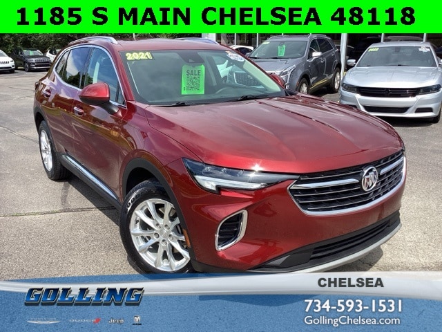 Used 2021 Buick Envision Preferred with VIN LRBFZMR40MD066333 for sale in Chelsea, MI