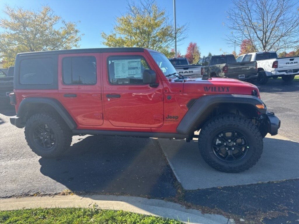 New 2026 Jeep Wrangler 4-DOOR WILLYS Sport Utility