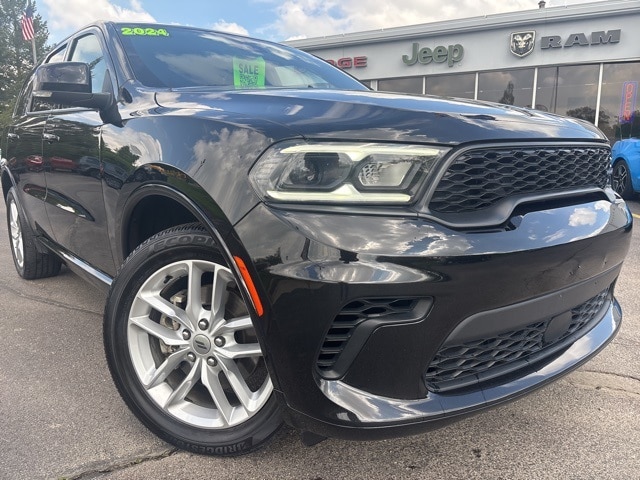 Certified 2024 Dodge Durango GT with VIN 1C4RDJDG1RC119566 for sale in Chelsea, MI