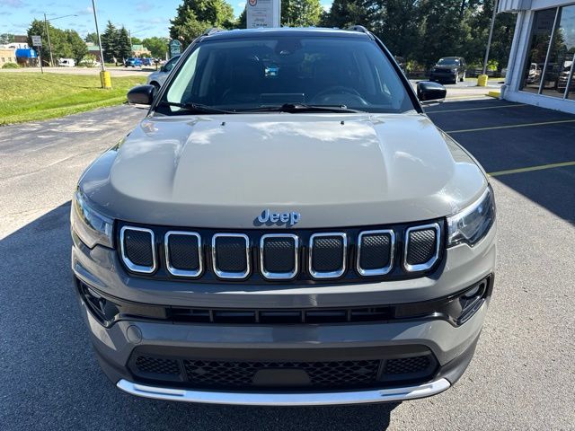 Certified 2022 Jeep Compass Limited with VIN 3C4NJDCB9NT100583 for sale in Chelsea, MI