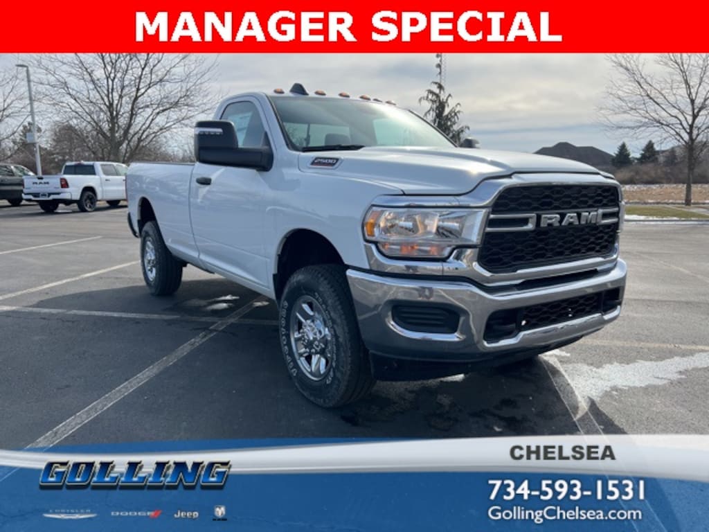 New 2024 Ram 2500 TRADESMAN REGULAR CAB 4X4 8' BOX Pickup