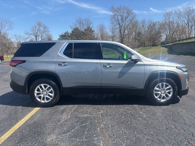 Certified 2023 Chevrolet Traverse LS with VIN 1GNERFKW4PJ107595 for sale in Chelsea, MI