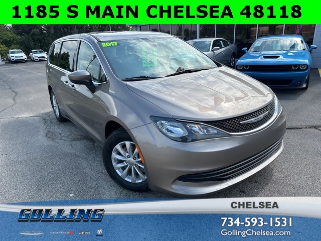 Certified 2017 Chrysler Pacifica Touring with VIN 2C4RC1DG9HR654766 for sale in Chelsea, MI