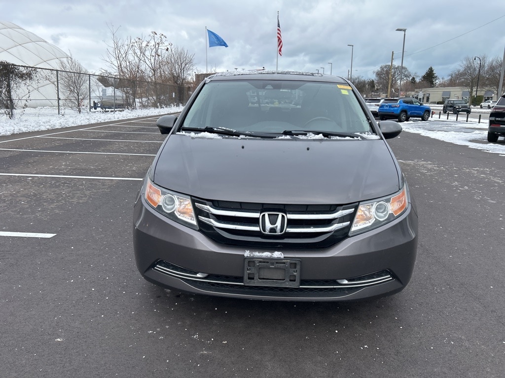 Used 2014 Honda Odyssey EX-L with VIN 5FNRL5H65EB091263 for sale in Detroit, MI