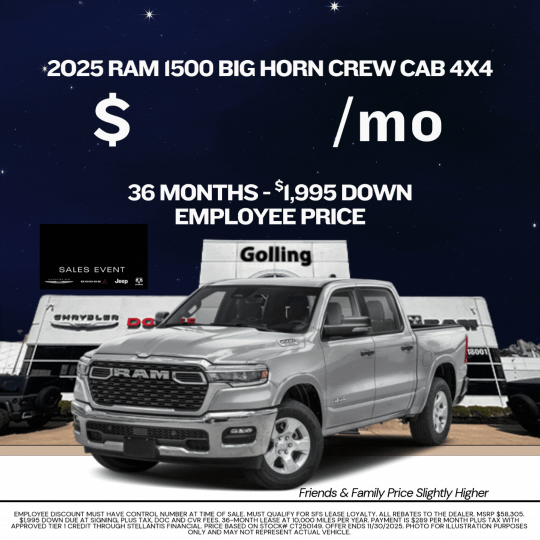 2025 Ram 1500 Big Horn Crew Cab 4x4