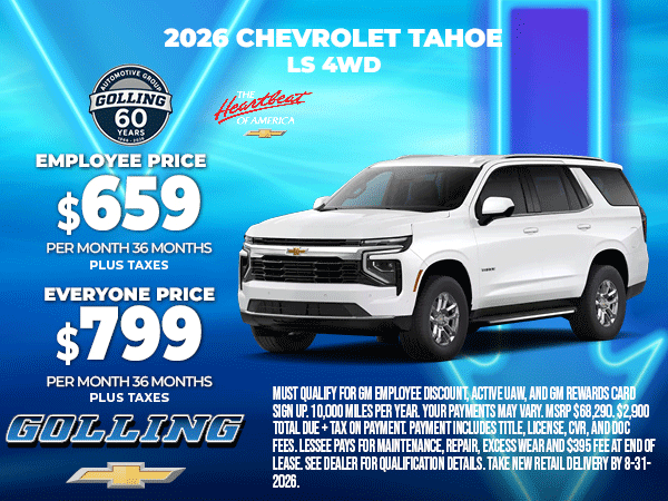 2026 Chevrolet Tahoe LS 4WD