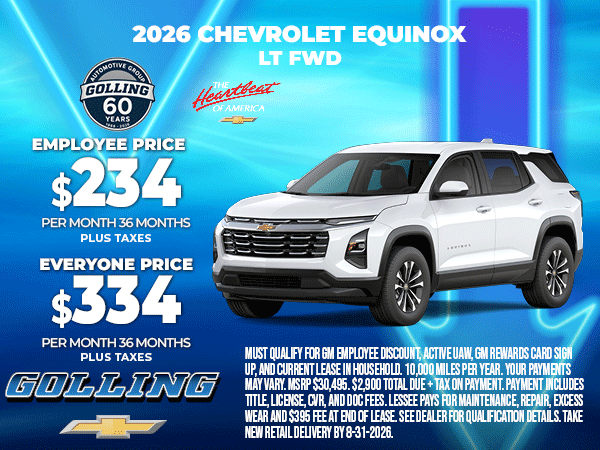 2026 Chevrolet Equinox LT FWD
