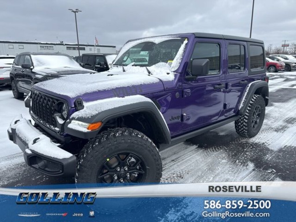 New 2026 Jeep Wrangler 4-DOOR WILLYS Sport Utility