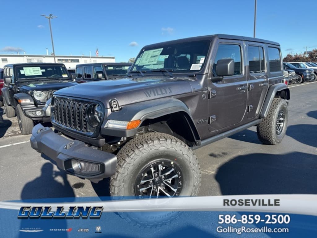New 2026 Jeep Wrangler 4-DOOR WILLYS Sport Utility