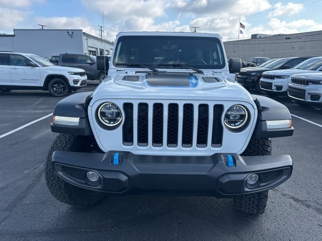 Certified 2022 Jeep Wrangler Unlimited Rubicon 4XE with VIN 1C4JJXR64NW116355 for sale in Roseville, MI