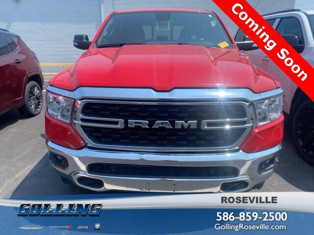 Used 2022 RAM Ram 1500 Pickup Big Horn/Lone Star with VIN 1C6SRFFT3NN339453 for sale in Roseville, MI