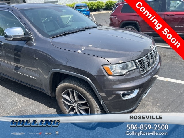 Used 2017 Jeep Grand Cherokee Limited with VIN 1C4RJFBG2HC749703 for sale in Roseville, MI