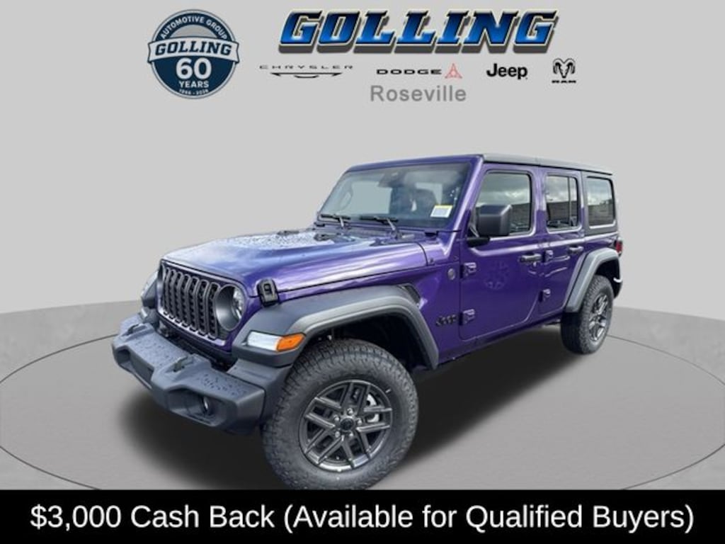 New 2026 Jeep Wrangler 4-DOOR SPORT S Sport Utility