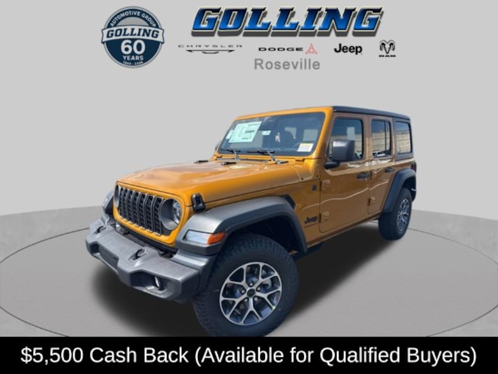 New 2026 Jeep Wrangler 4-DOOR SPORT Sport Utility