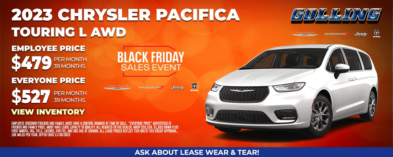 Specials Golling Chrysler Dodge Jeep Ram of Roseville, MI