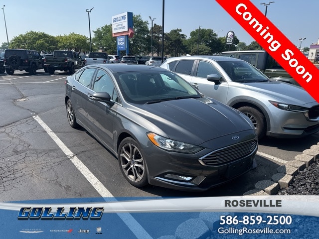 Used 2017 Ford Fusion SE with VIN 3FA6P0H98HR266487 for sale in Roseville, MI