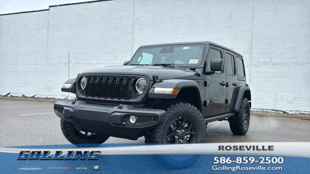 New 2026 Jeep Wrangler 4-Door Willys 4x4 Sport Utility