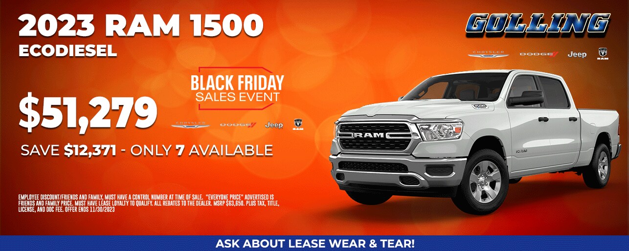 Specials Golling Chrysler Dodge Jeep Ram of Roseville, MI