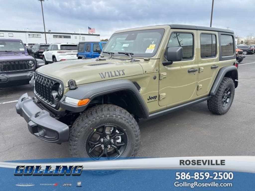 New 2026 Jeep Wrangler 4-DOOR WILLYS Sport Utility