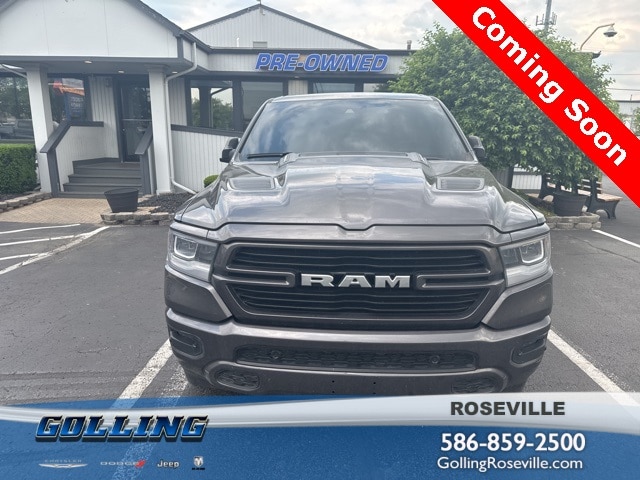 Used 2021 RAM Ram 1500 Pickup Laramie with VIN 1C6SRFJTXMN706564 for sale in Roseville, MI