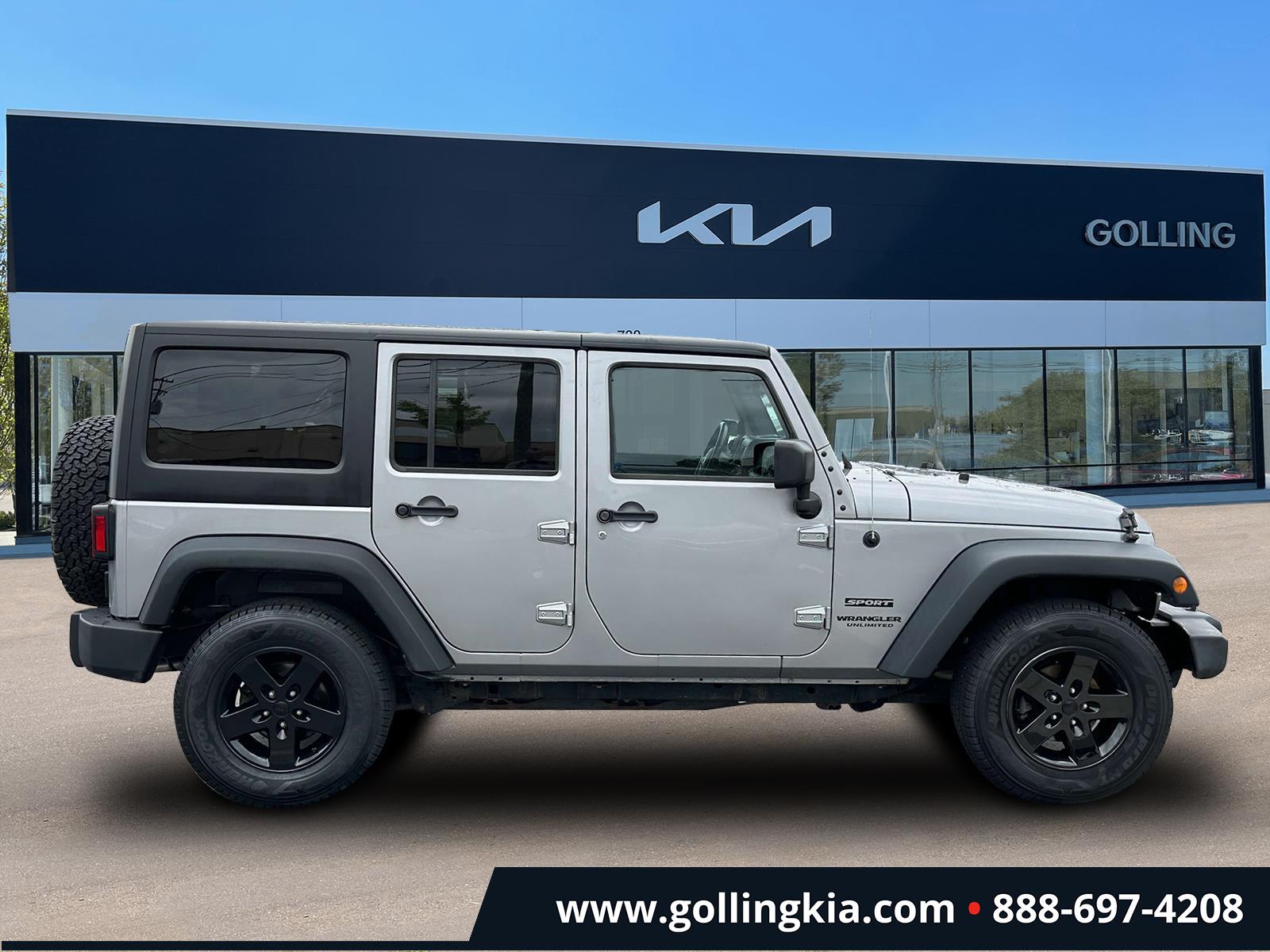 Used 2017 Jeep Wrangler Unlimited Sport S with VIN 1C4BJWDGXHL517543 for sale in Madison Heights, MI