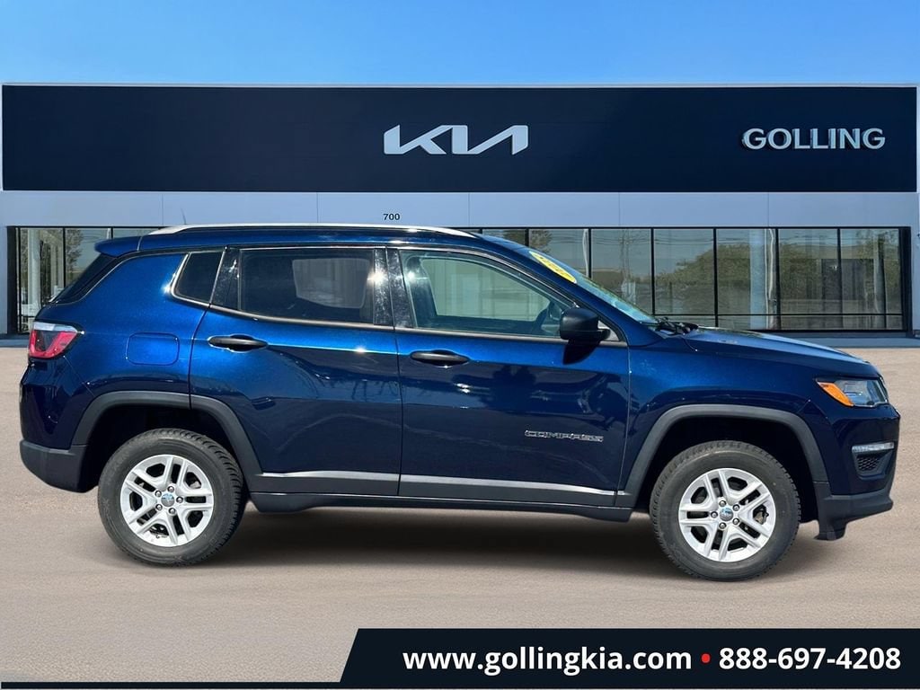 Used 2018 Jeep Compass Sport with VIN 3C4NJDAB8JT342231 for sale in Madison Heights, MI