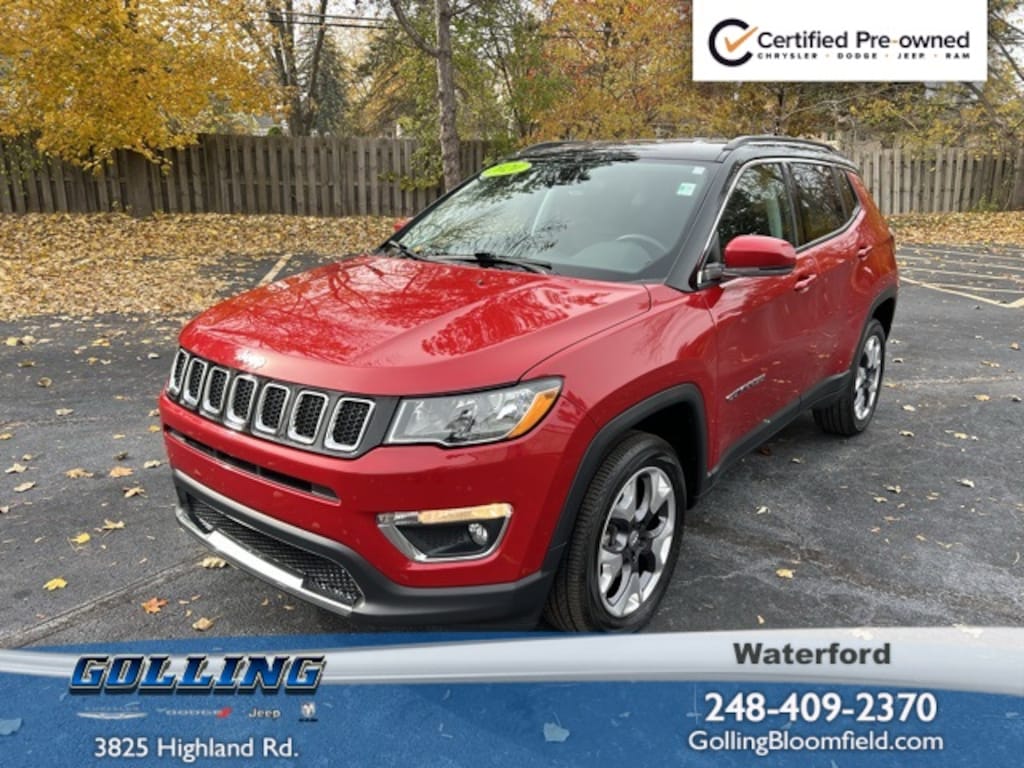Certified 2020 Jeep Compass Limited SUV