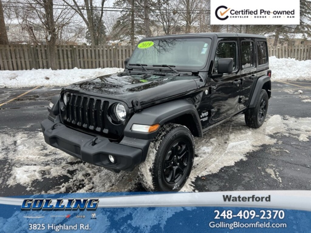 Certified 2018 Jeep Wrangler Unlimited Sport S SUV