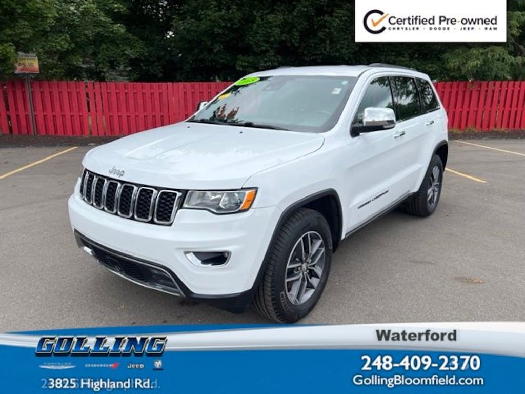 Certified 2018 Jeep Grand Cherokee Limited SUV