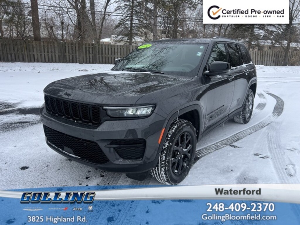 Certified 2024 Jeep Grand Cherokee Altitude X SUV
