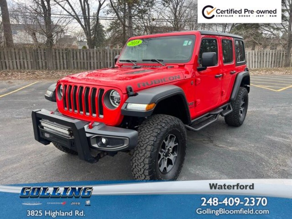Used 2018 Jeep Wrangler Unlimited Rubicon SUV