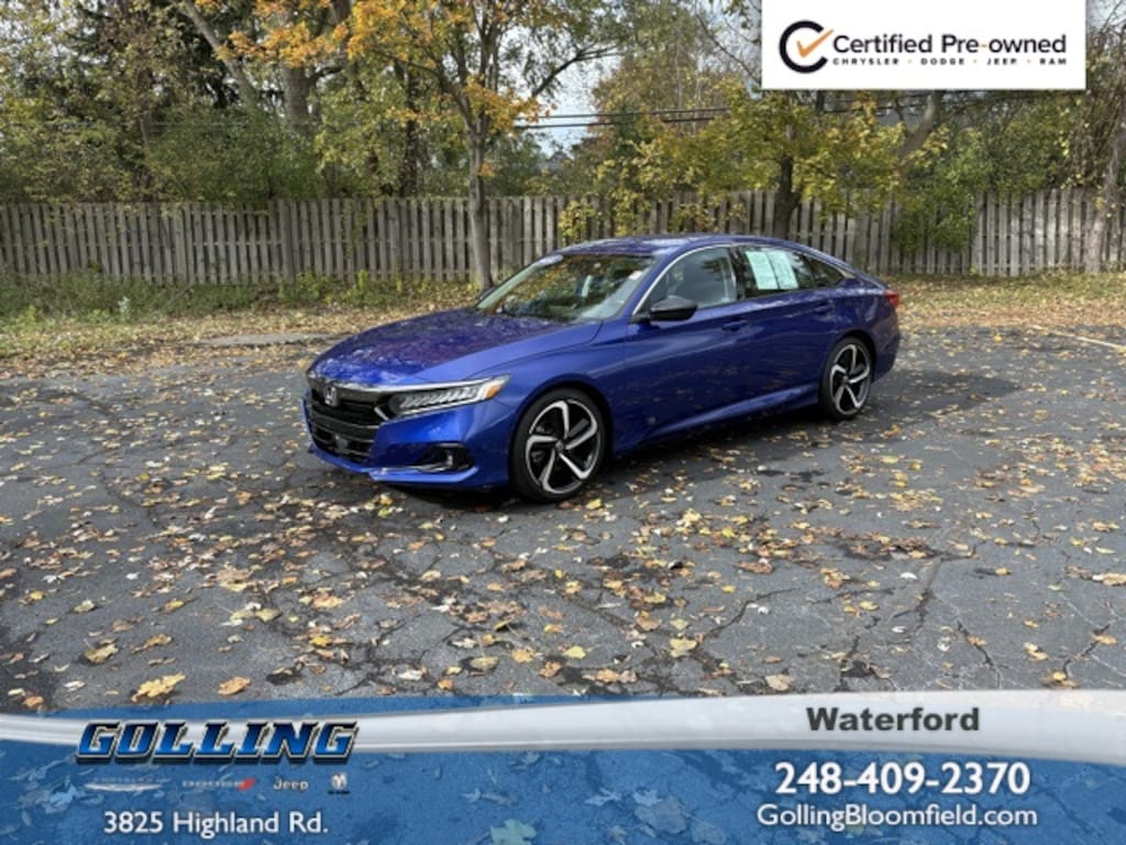 Certified 2022 Honda Accord Sport Special Edition Sedan