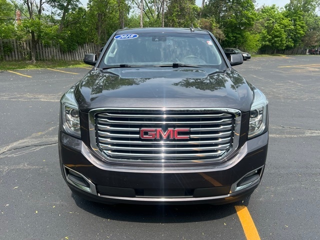 Certified 2018 GMC Yukon SLE with VIN 1GKS2AKC9JR363477 for sale in Bloomfield, MI