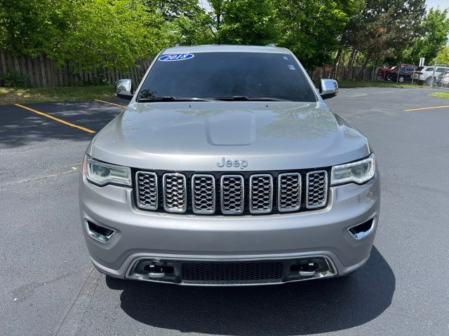 Certified 2018 Jeep Grand Cherokee Overland with VIN 1C4RJFCG2JC320095 for sale in Bloomfield, MI