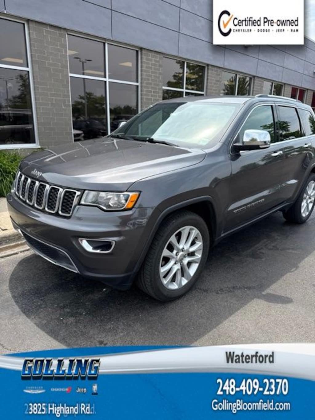 Certified 2017 Jeep Grand Cherokee Limited SUV