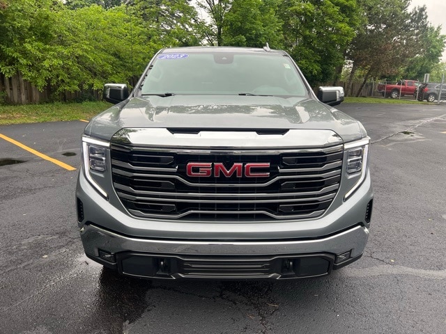 Certified 2023 GMC Sierra 1500 SLT with VIN 3GTUUDEDXPG234869 for sale in Bloomfield, MI