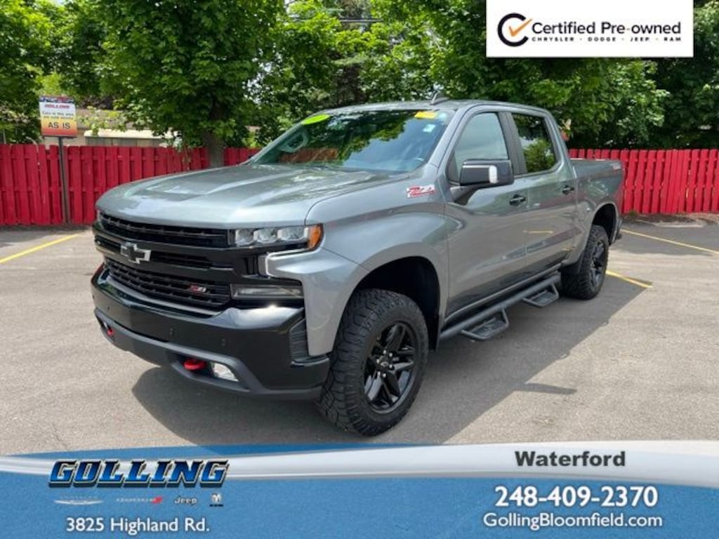 Certified 2021 Chevrolet Silverado 1500 LT Trail Boss Truck