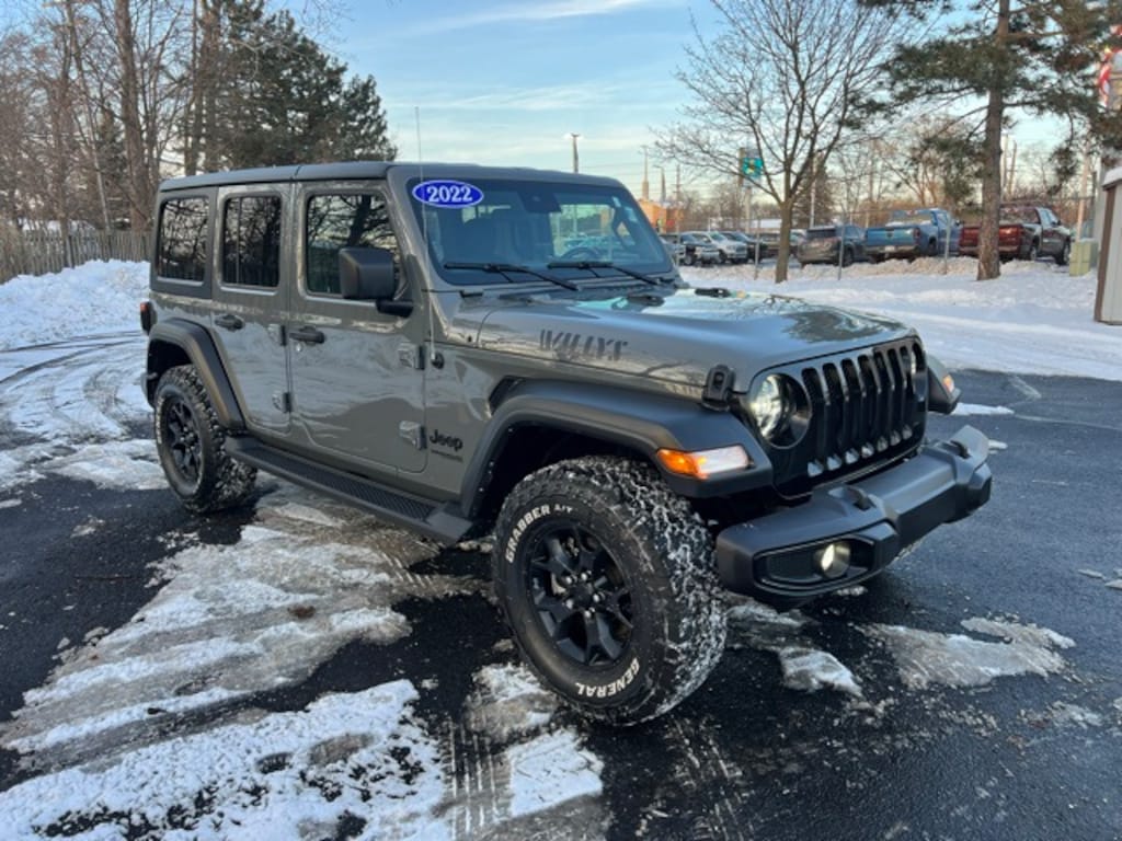 Certified 2022 Jeep Wrangler Unlimited Willys SUV